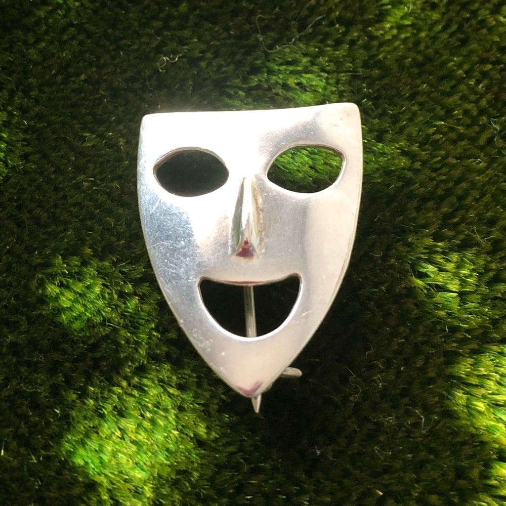 Silver brooch.